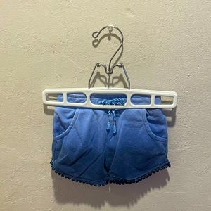 blue comfy baby shorts